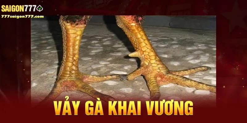 vảy gà khai vương